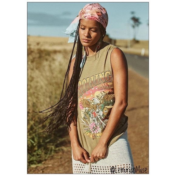 Nwt Spell & The Gypsy Rolling Valley Muscle Tank - Picture 2 of 5